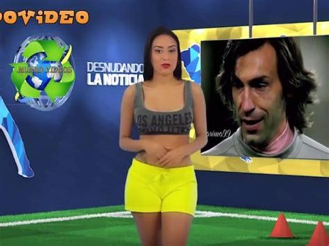 The eight naked newscasters from Desnudando La Noticia, which roughly translates as Getting Naked News, wished the team good luck in the upcoming Copa America, which features the best teams in ...